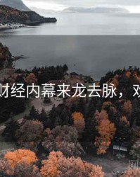 91黑料财经内幕来龙去脉，欢迎围观