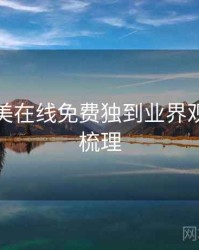 亚洲欧美在线免费独到业界观察因果梳理