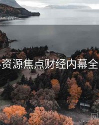 黑料资源焦点财经内幕全追踪
