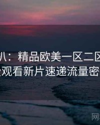 独家深扒：精品欧美一区二区三区免费观看新片速递流量密码