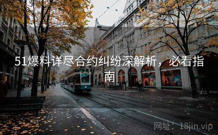 51爆料详尽合约纠纷深解析，必看指南
