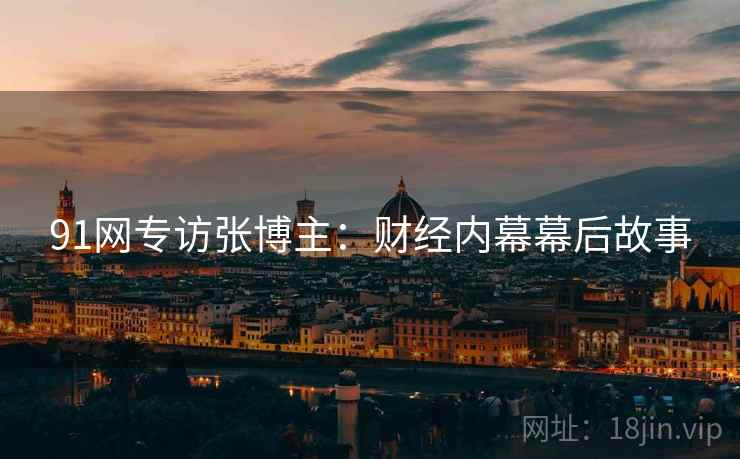91网专访张博主：财经内幕幕后故事